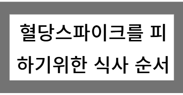 혈당스파이크